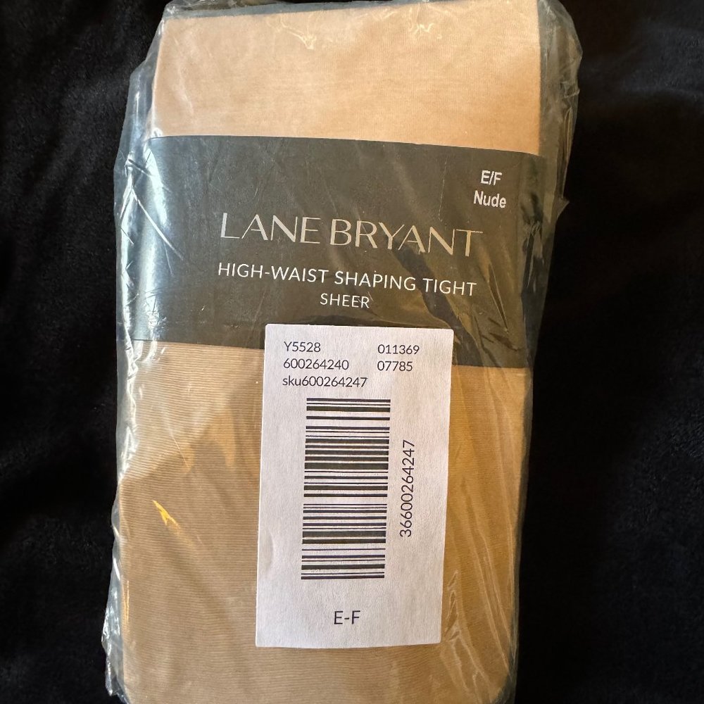 NWT Lane Bryant Plus Size High Waist Shaping Tights Sheer